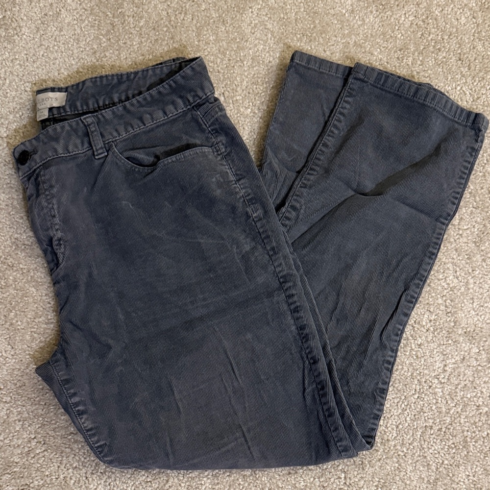 Talbot’s Gray Corduroy Pants